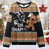 Krampus Eating Gingerbread Men Ugly Sweater