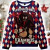 Krampus Grabs Children Christmas Ugly Sweater