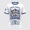 LA Dodgers Back 2 Back World Series Champions 2024 2025 Shirt 1