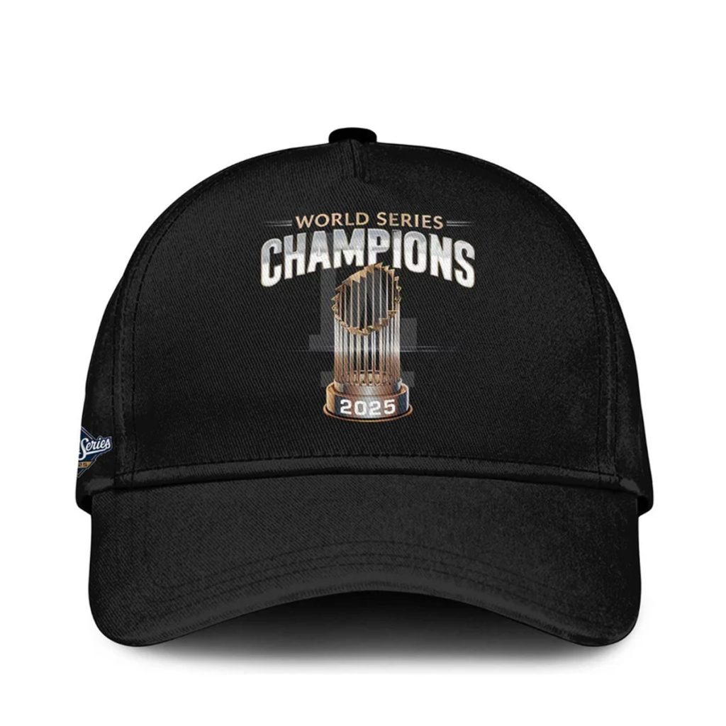 LA Dodgers World Series 2025 Champions Trophy Hat 1 LA Dodgers World Series 2025 Champions Trophy Hat 1