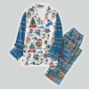 Lions Football Christmas Pajamas Set