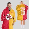 Mahomes 15 Chiefs Football Unisex Blanket Hoodie 1