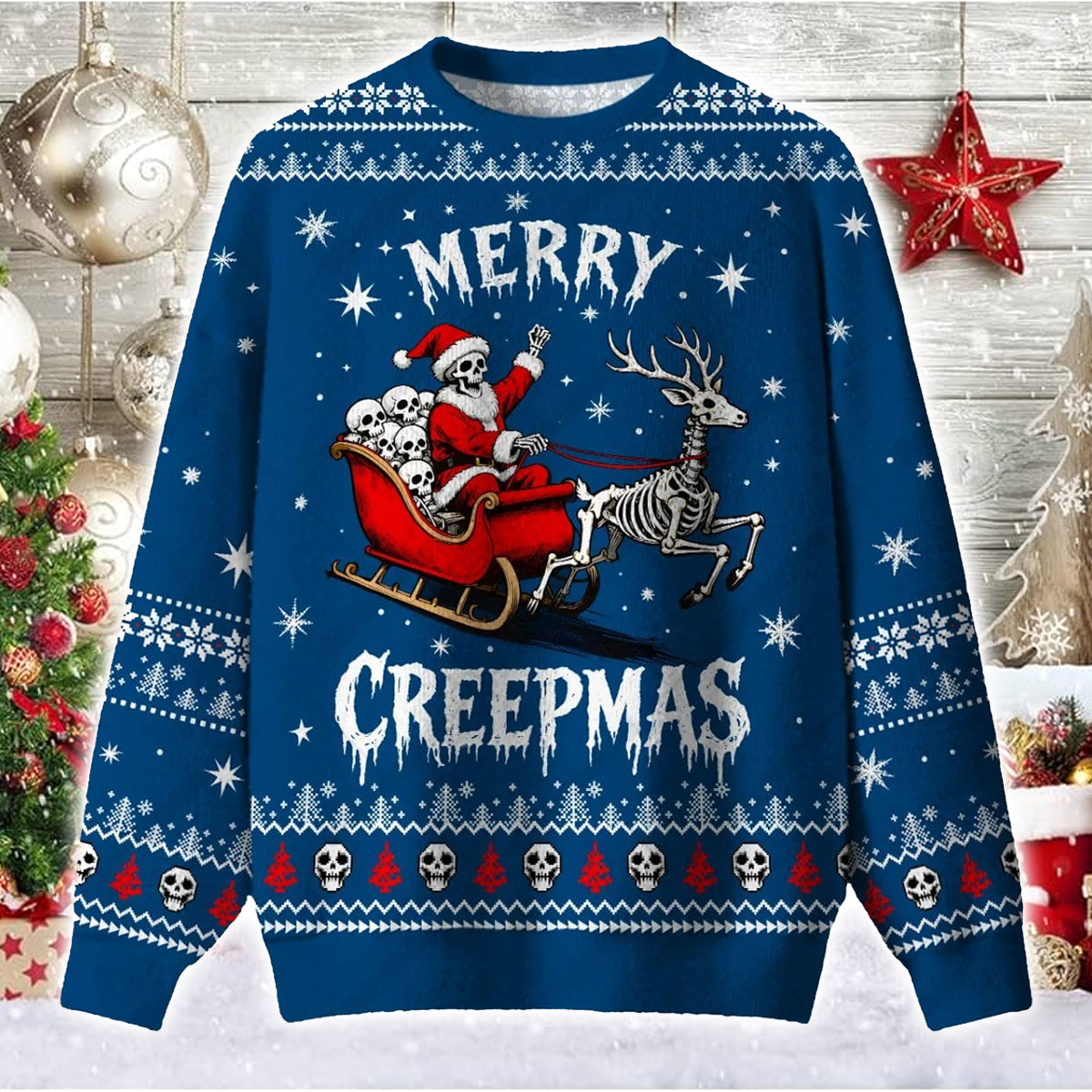 Merry CreepMas Ugly Christmas Sweater