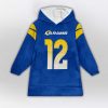 Nacua 12 LA Ram Football Team Unisex Blanket Hoodie