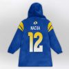 Nacua 12 LA Ram Football Team Unisex Blanket Hoodie 2