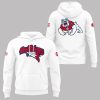 Native American Fresno State Bulldogs White Hoodie