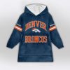 Nix 10 Broncos Football Unisex Blanket Hoodie