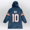 Nix 10 Broncos Football Unisex Blanket Hoodie 2