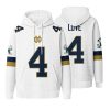 Notre Dame Football Love 4 Waffle Hoodie 2