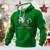 Notre Dame Football Print Waffle Fabric Hoodie