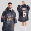 Odunze 15 Bears Football Unisex Blanket Hoodie 1