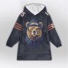 Odunze 15 Bears Football Unisex Blanket Hoodie