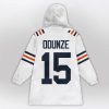Odunze 15 Chicago Football Unisex Blanket Hoodie 2