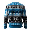 Panthers Reindeer Football Christmas Ugly Sweater