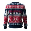 Patriots Reindeer Football Christmas Ugly Sweater
