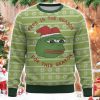 Pepe The Frog Dank Meme Christmas Ugly Sweater