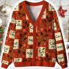 Periodic Table Funny Ugly Cardigan Sweater