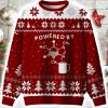 Powered By Caffeine Ugly Christmas Sweater