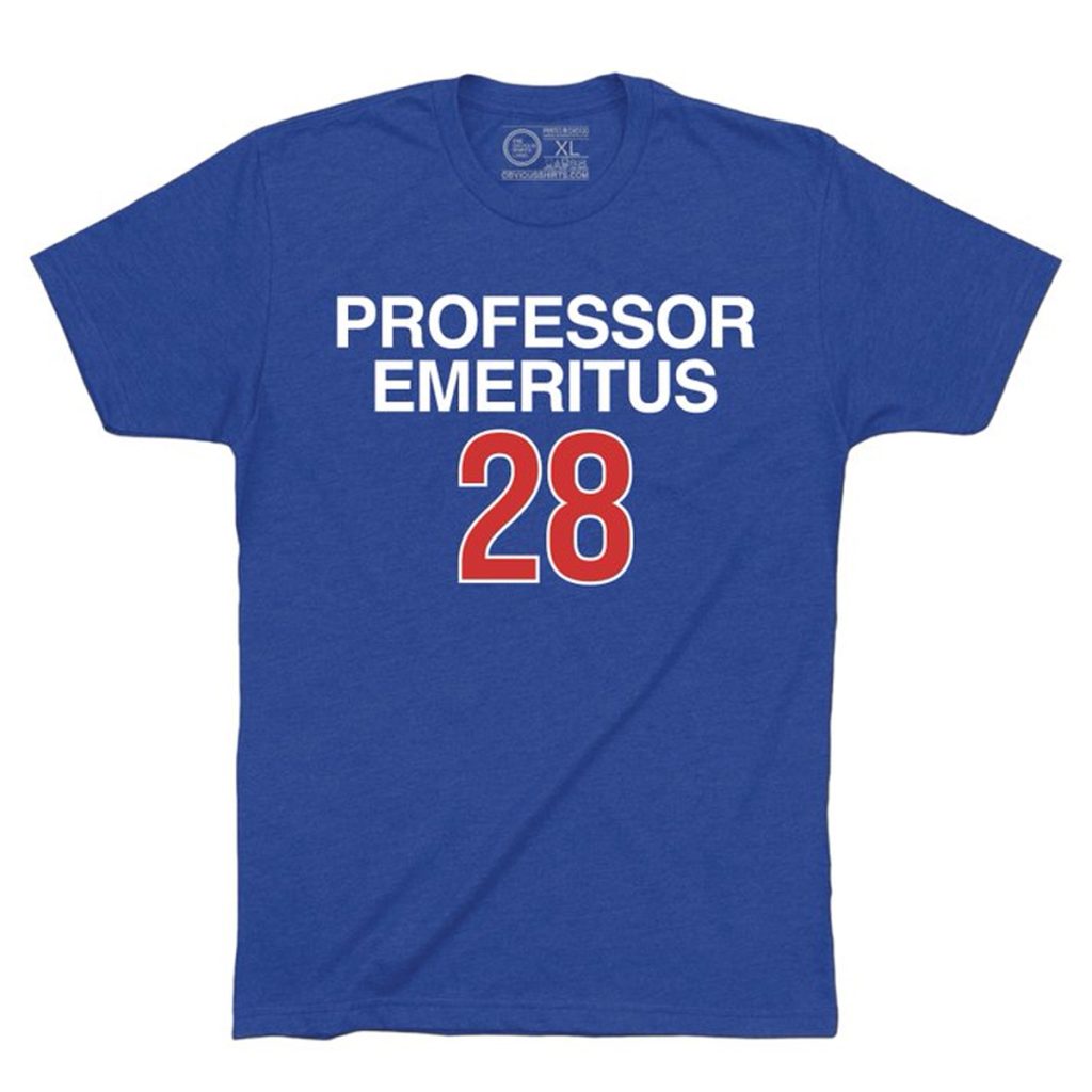 Professor Emeritus 28 Kyle Hendricks Shirt