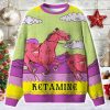 Red Horse Ketamine Ugly Christmas Sweater