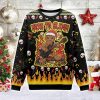 Rock And Roll Gingerbread Man Christmas Ugly Sweater