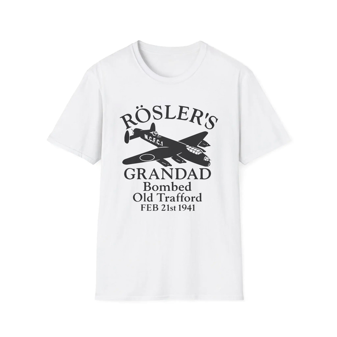 Rosler's Grandad Bombed Old Trafford 1941 Shirt 1