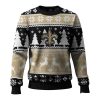 Saints Reindeer Football Christmas Ugly Sweater 1