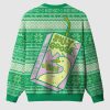 Silly Goose Juice Party Green Christmas Ugly Sweater