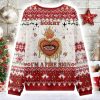 Sorry I'm A Fire Sign Ugly Christmas Sweater