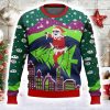 Tripping Santa Ugly Christmas Sweater 1