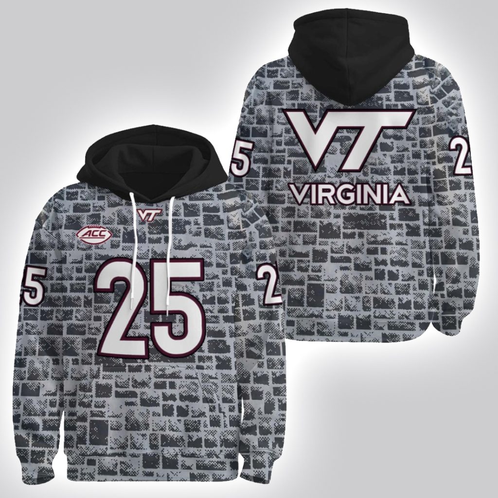Virginia Tech Football Hokie Stone Limited Edition Hoodie