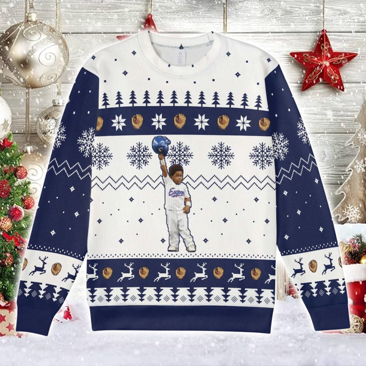 Vladdy Born Ready Christmas Ugly Sweater
