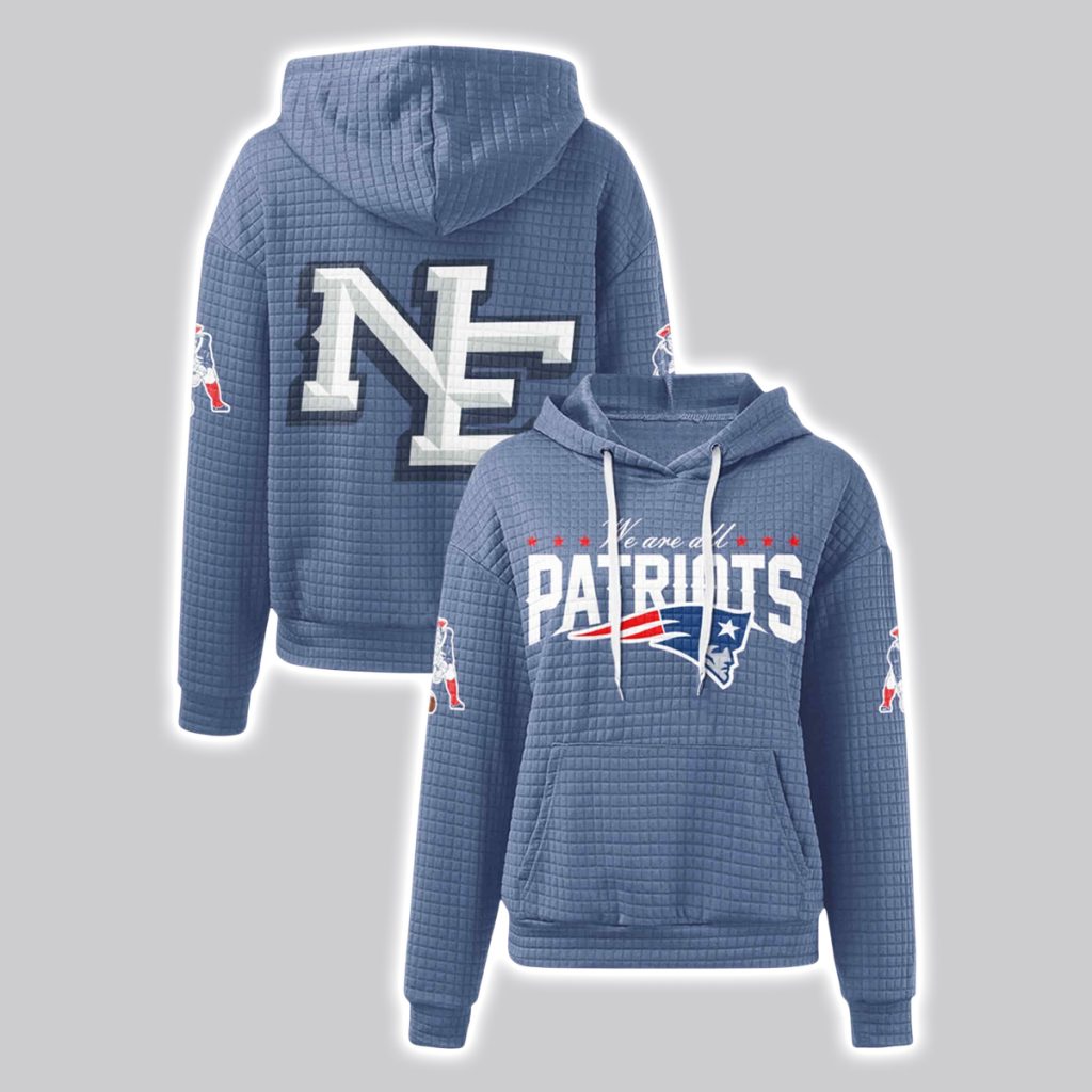 We Are Patriots Blue Storm Waffle Hoodie 2025