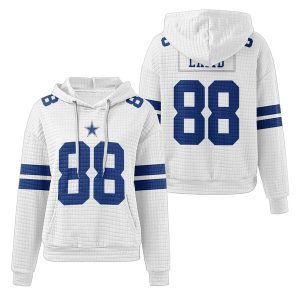 Dallas CeeDee Lamb 88 Football Waffle Hoodie