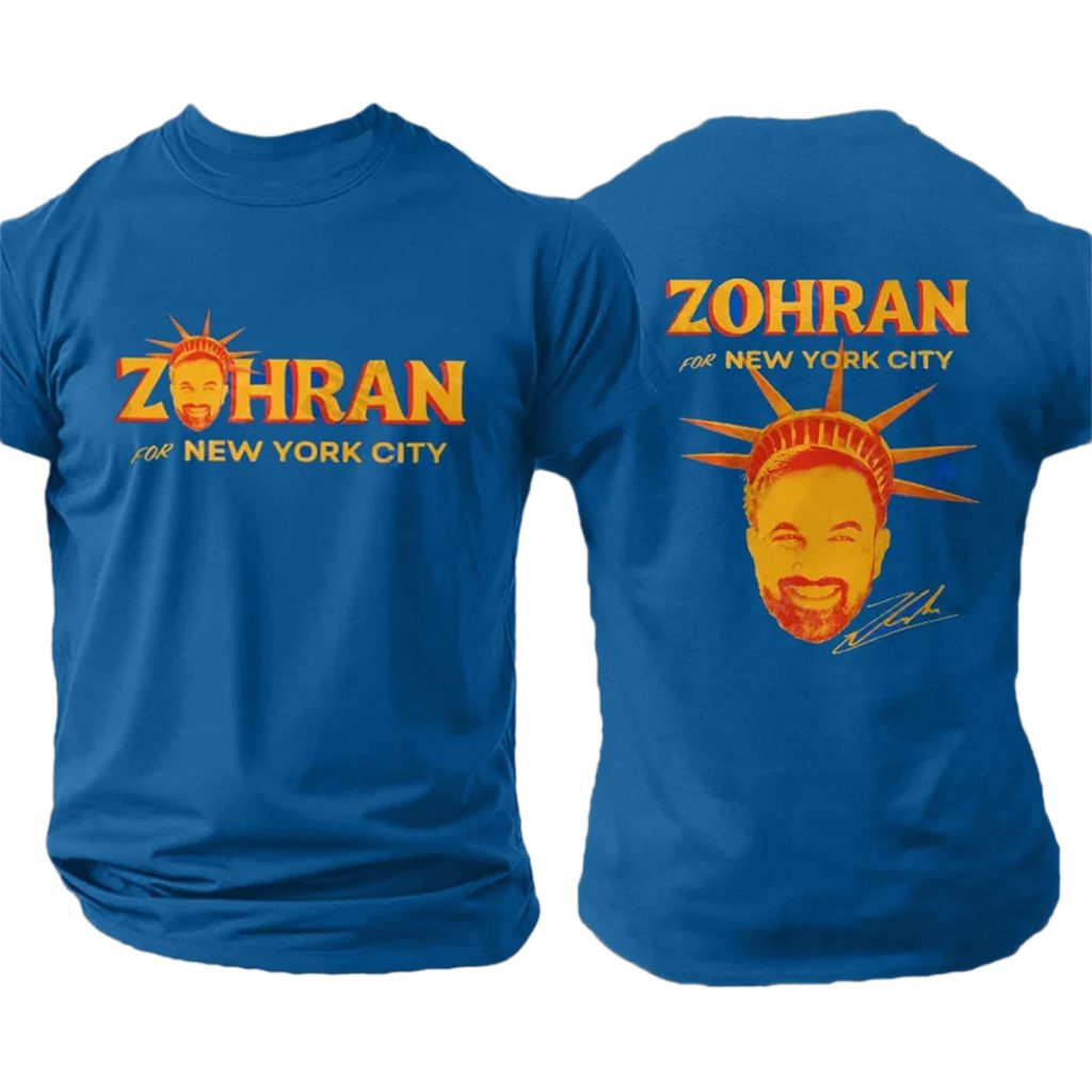 Zohran For New York City Two Sided Shirt