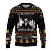Zohran Mamdani I'll Be Home For Christmas Ugly Holiday Sweater