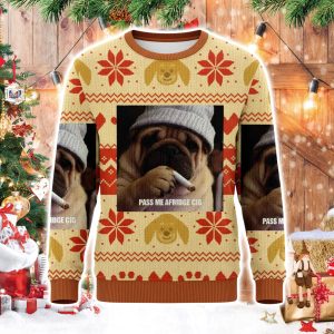 Pass Me A Fridge Cig Christmas Ugly Sweater