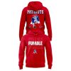 2025 NE Patriots Fumble Red Hoodie