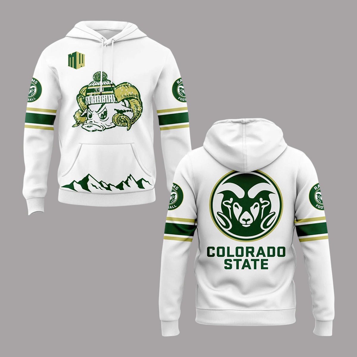 2025 Rams Football Let It Snow Hoodie