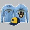 2026 Brewers Powder Blue Hoodie