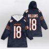 Autographed CW 18 Chicago Football Unisex Blanket Hoodie 2