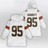 Autographed MG 95 Cleveland Football Unisex Blanket Hoodie 1