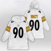 Autographed TJW 90 Pittsburgh Football Unisex Blanket Hoodie