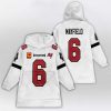 BM 6 Captain Tampa Bay Football Unisex Blanket Hoodie 1