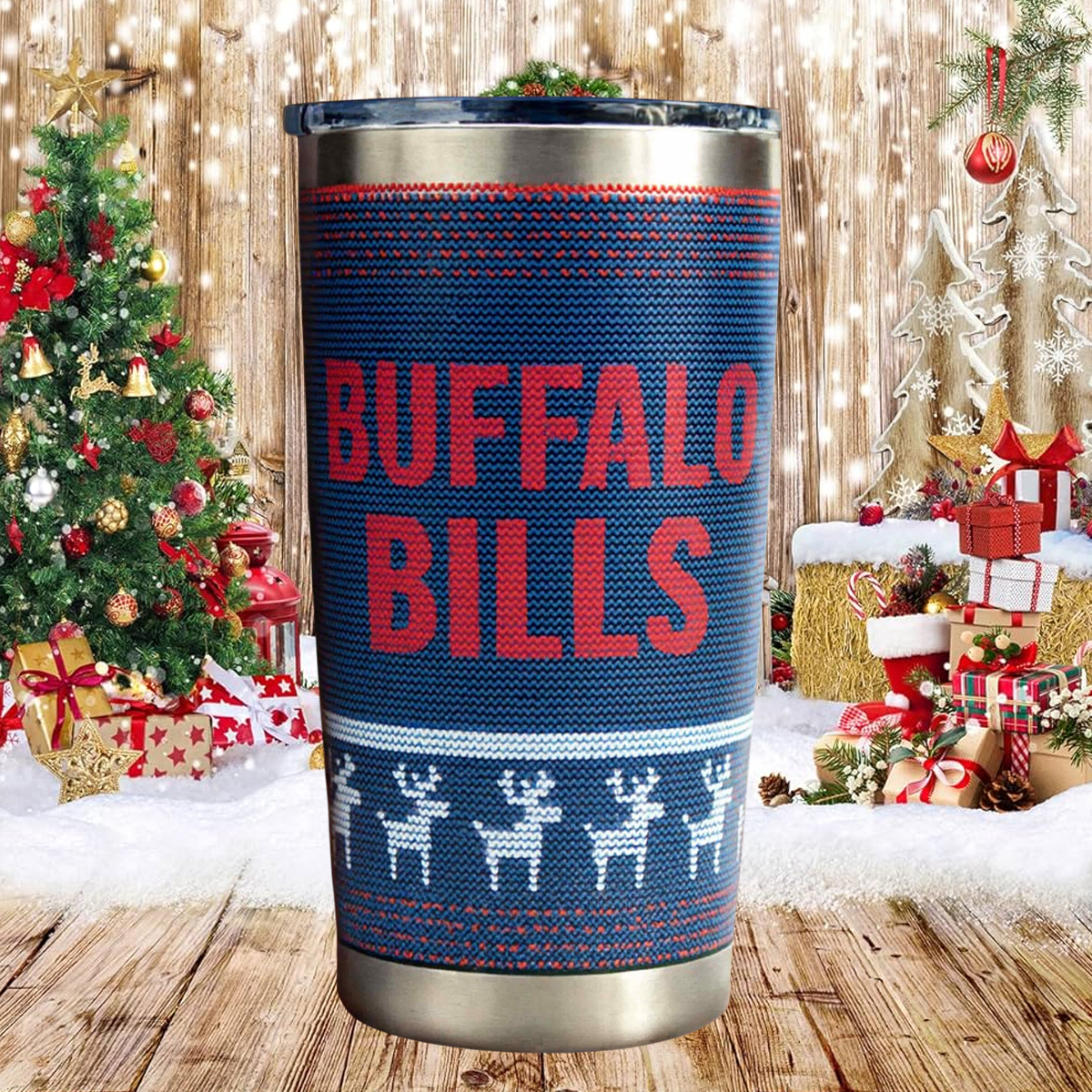 Bills Christmas Tumbler