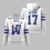 Bills Josh Allen 17 Waffle Hoodie