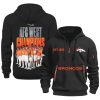 Broncos 2025 AFC West Champions Quarter Zip Hoodie 2