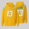 Chargers Allen 13 Waffle Hoodie