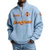 Cyclones Est 1892 Waffle Stand Collar Half Zip Sweatshirt 1