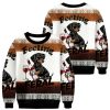Dachshund Feeling Feral Christmas Ugly Sweater
